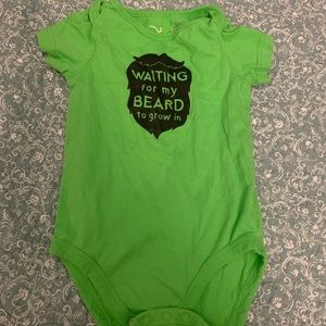 Lime green onesie